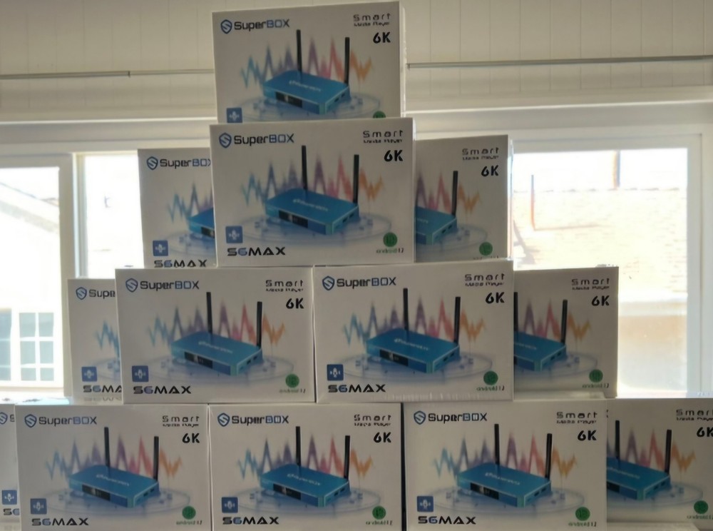 Brand New 2025 SuperBox S6 Max 6K UltraHD with Bluetooth Voice Control Sealed