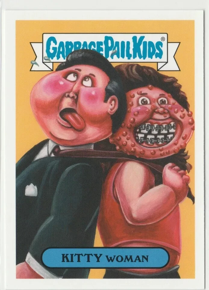 Garbage Pail Kids GPK 2019 We Hate the 90s Kitty Woman #2b Card