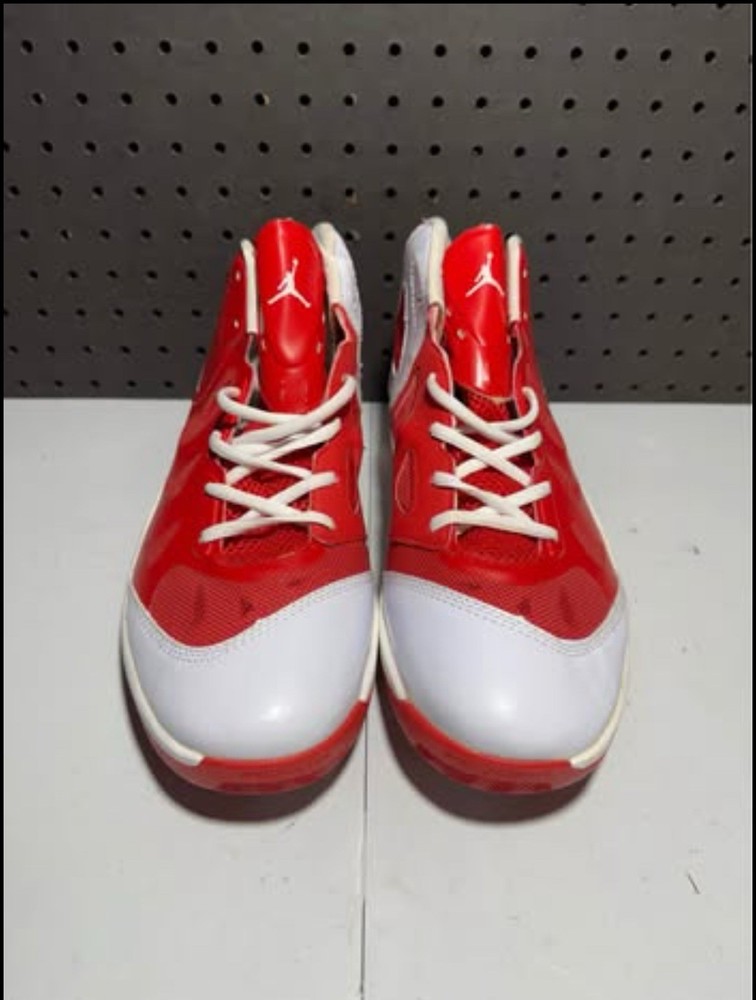 NIKE AIR JORDAN 2011 RED & WHITE MEN SNEAKERS BASKETBALL SHOES SIZE 12