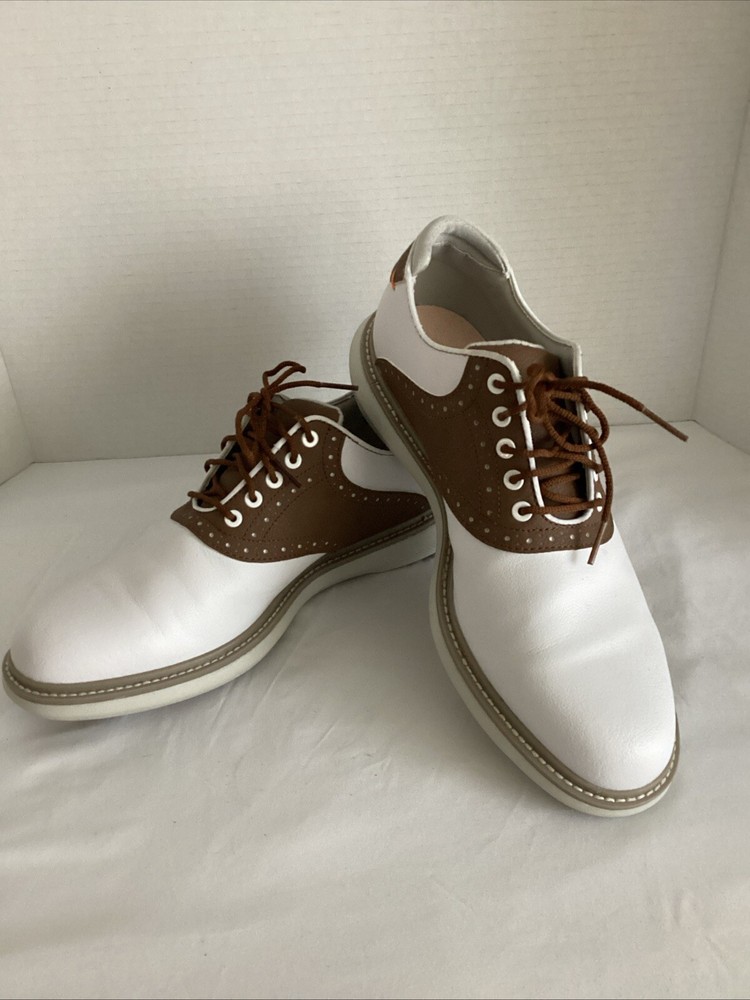 Footjoy Men’s Traditions Golf Shoes 57905 Saddle Size 8.5