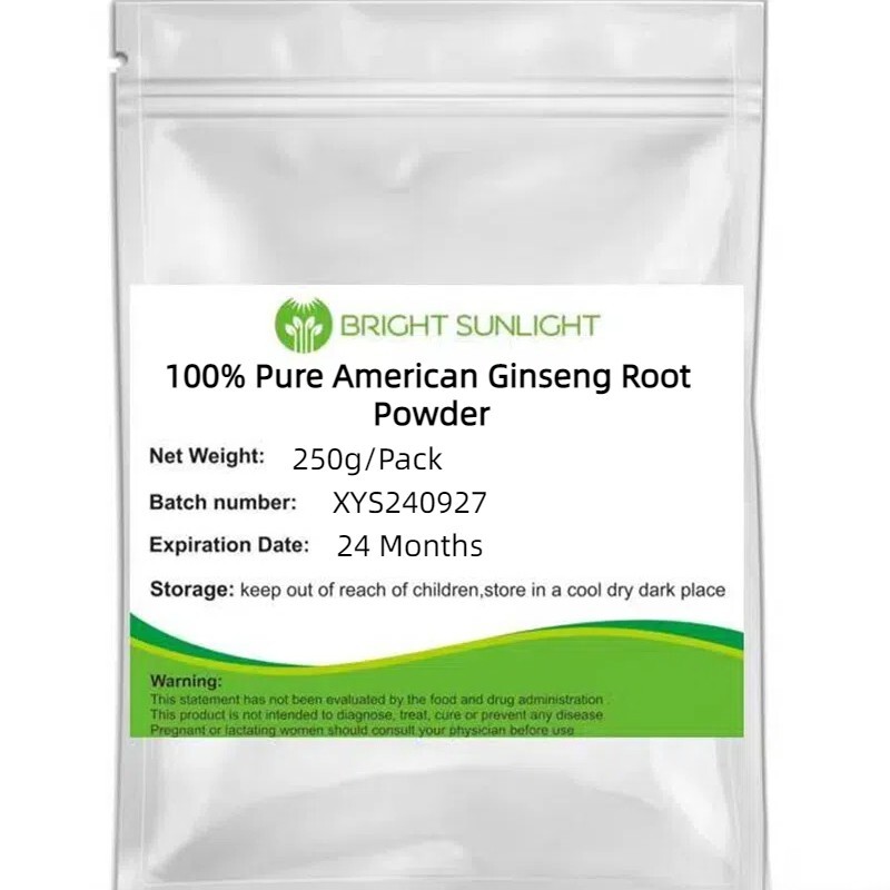 100% Pure Grade A American Ginseng Root Powder 250g