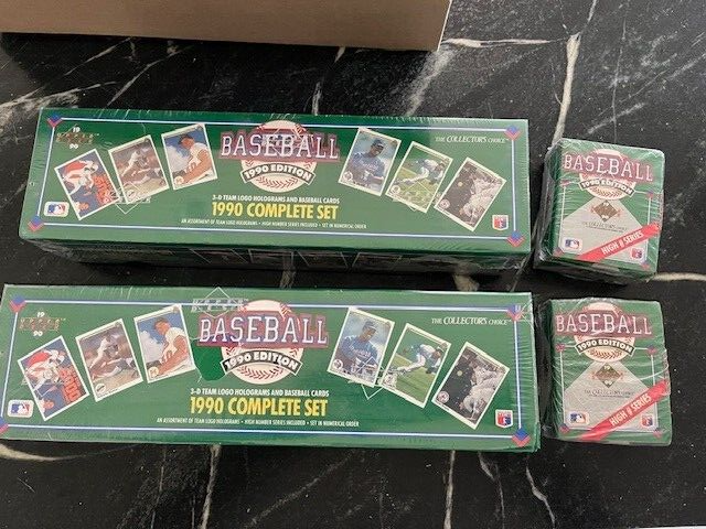 1990 Upper Deck MLB Sealed Set with Sammy Sosa RC & Bonus HS Set