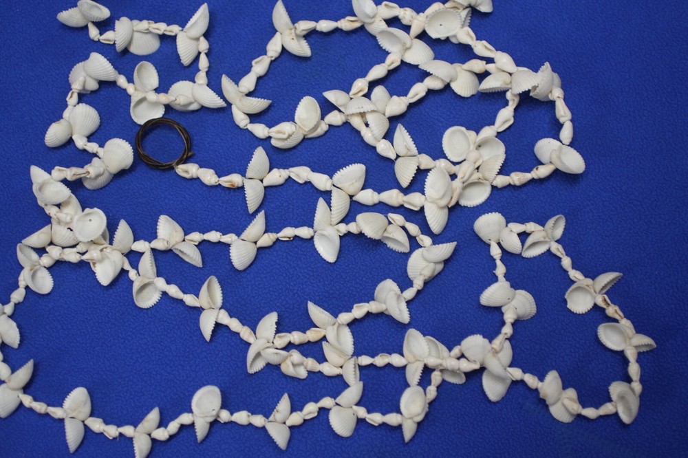 Valentine's Day Seashell Garland Decor 96 Inch Coastal Home Gift G-94-image