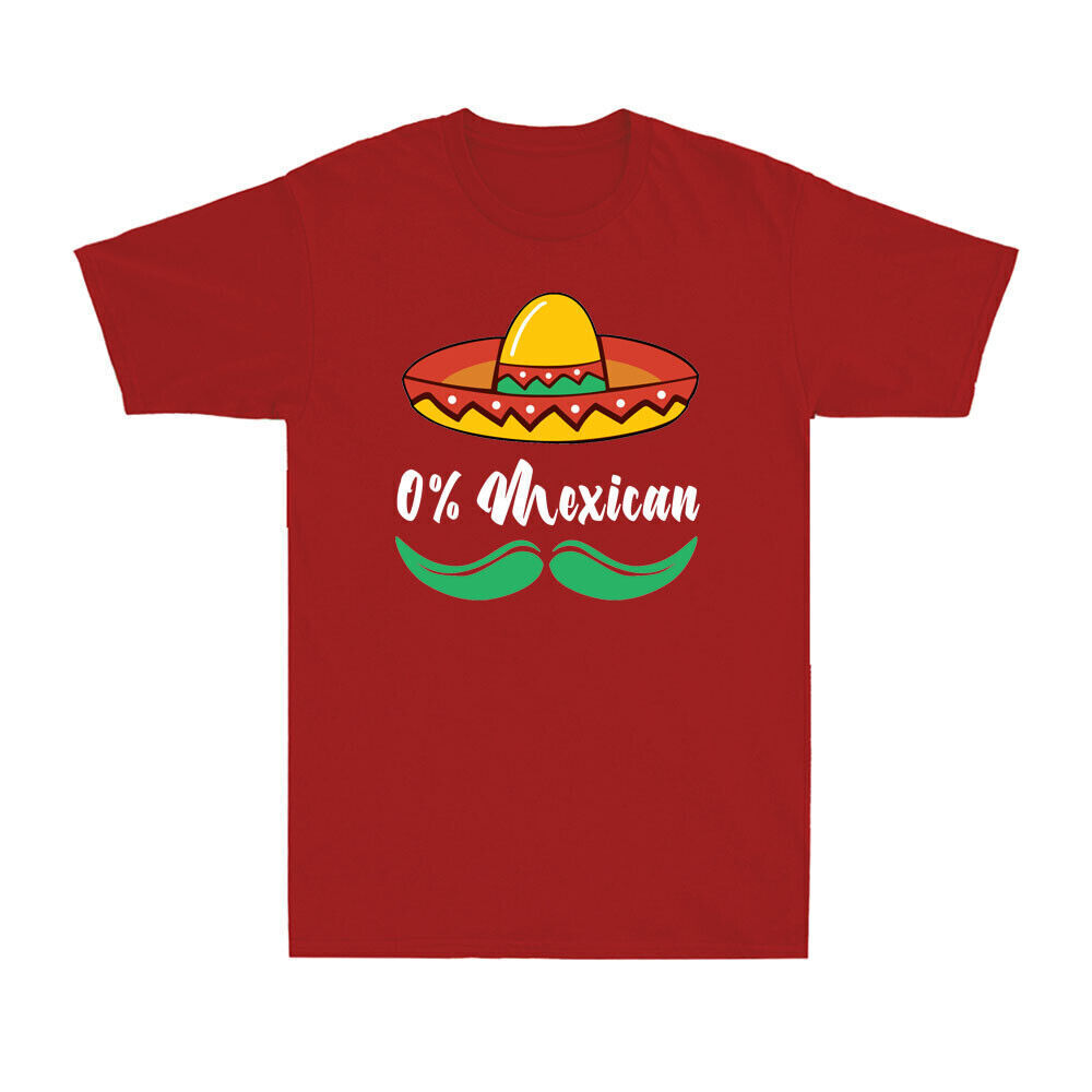 0% Mexican Cinco De Drinko Tee Party Funny Cinco De Mayo Novelty Unisex T-Shirt