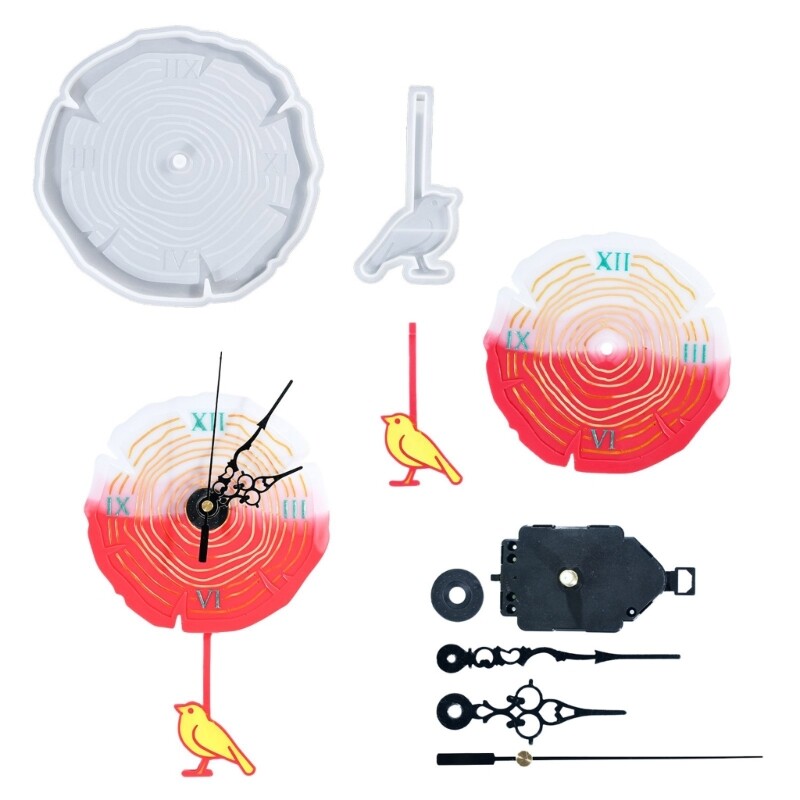 Resin Watch Molds Perfect for Crafting Resin Clocks and Artful Home Decorations