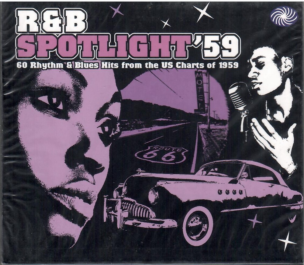 R&B SPOTLIGHT '59 COMPILATION 60 ORIG US CHART TRACKS SLIPCASE CVR SEALED 2-CD