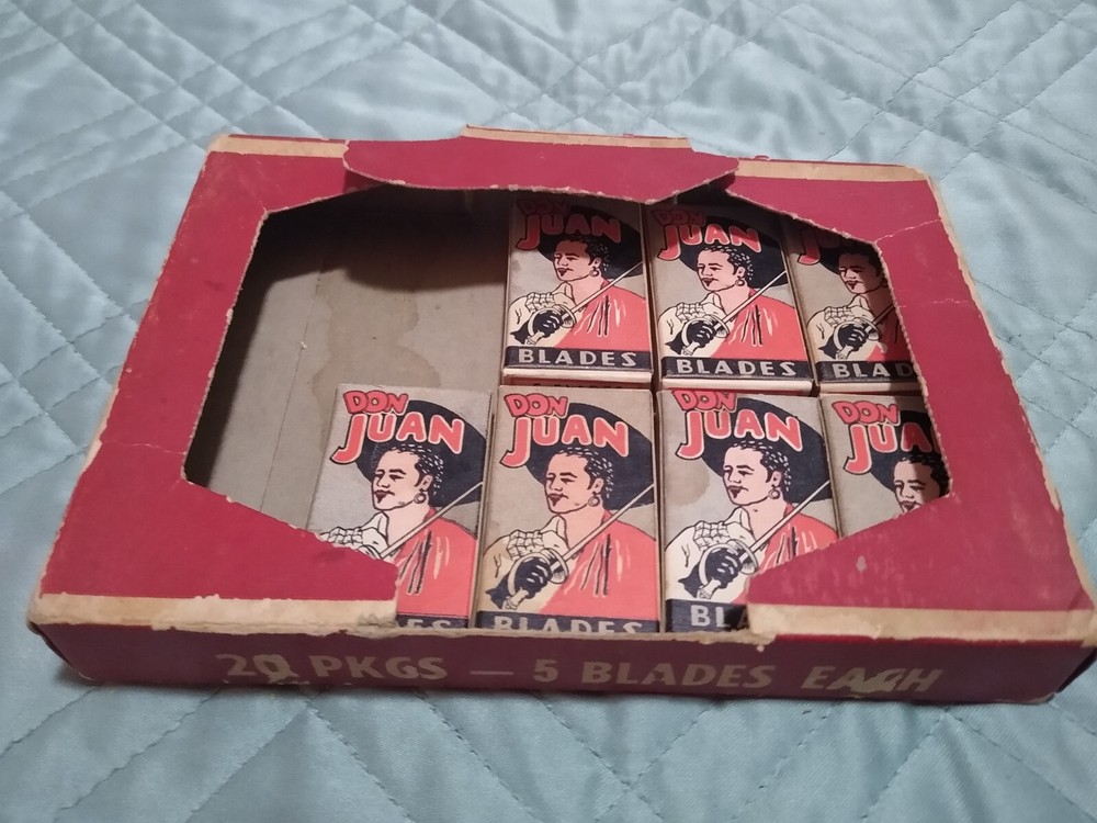 Don Juan Double Edge Blades Lot Of 7 Pkgs.