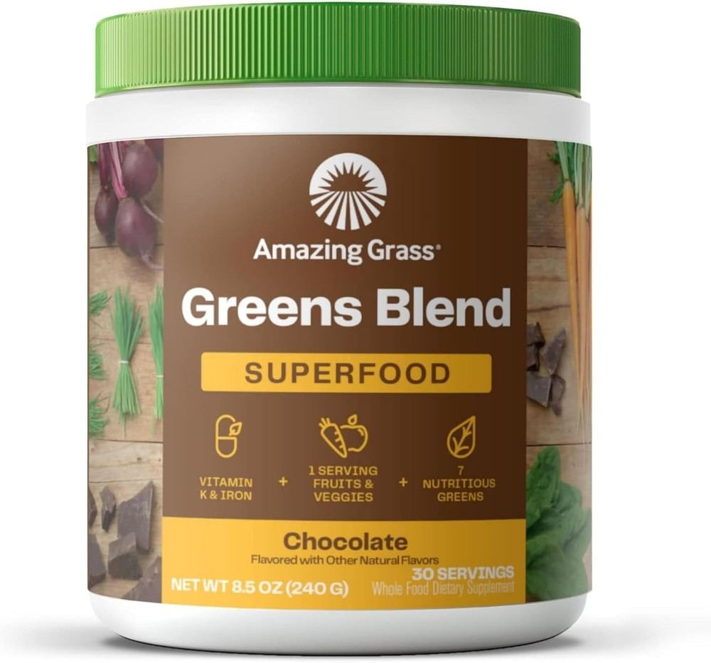 Amazing Grass Greens Superfood Powder with 30 Servings per Pack