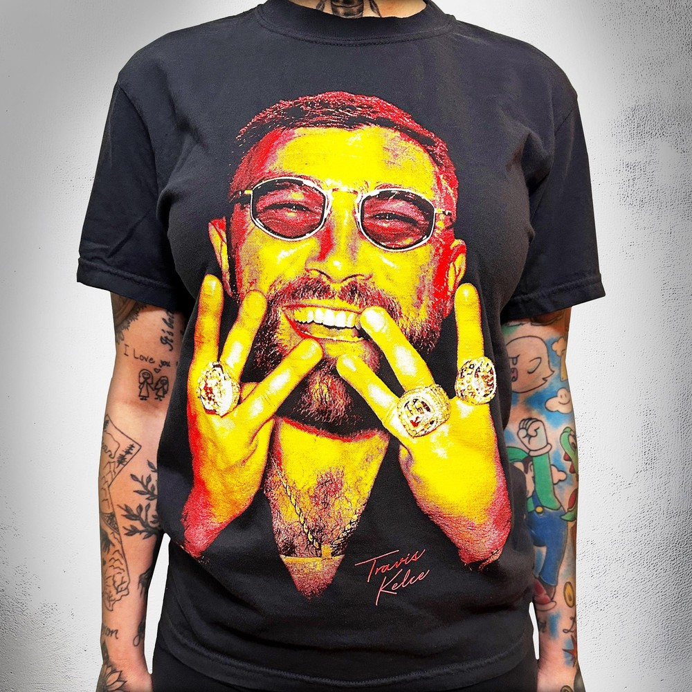 Exclusive Travis Kelce Three Rings T-Shirt - Limited Edition Chiefs Tee Apparel