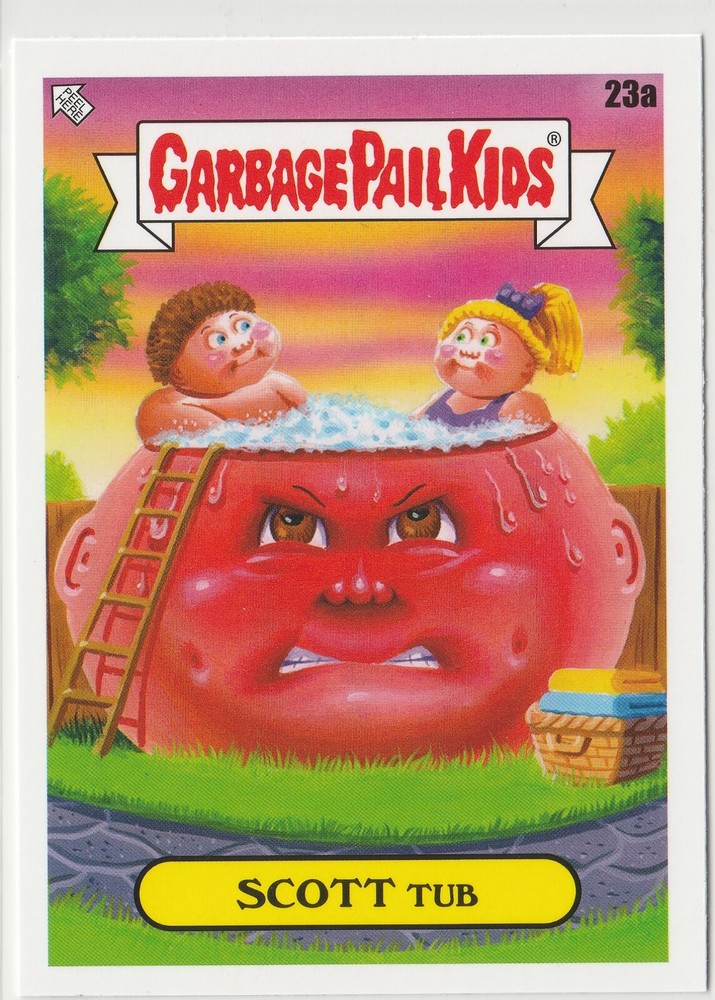 Scott Tub #23a Garbage Pail Kids GPK 2021 Go On Vacation Card