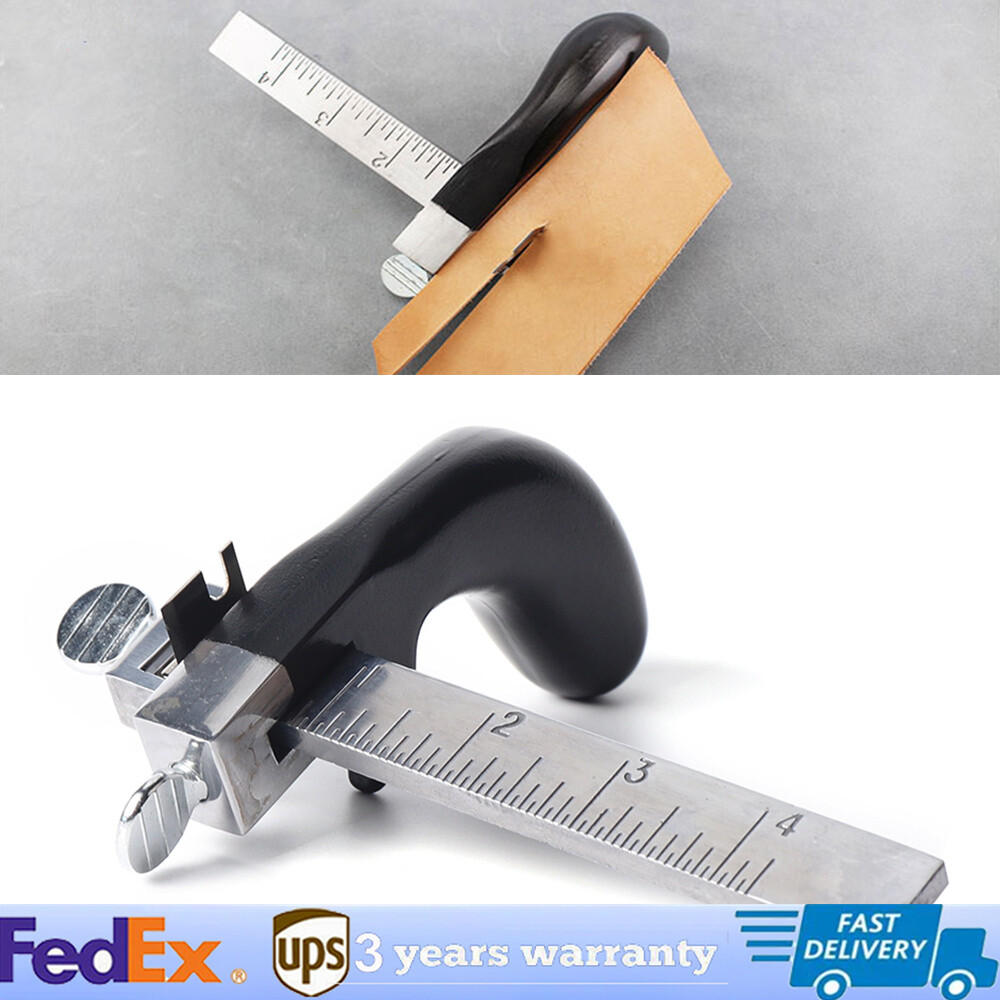 Professional Leather Craft Gauge Tool for Belt Straps & Cutting