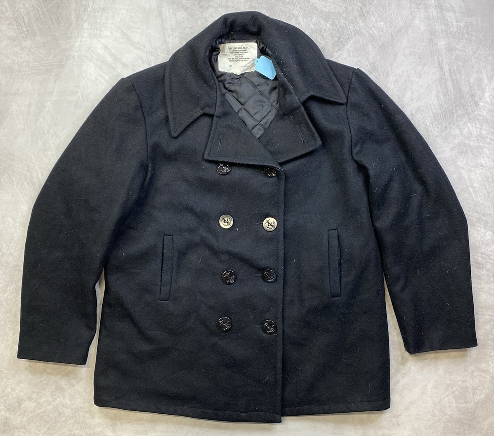Vintage US Navy Fidelity Pea Coat MP72132 Size 44 MP72132