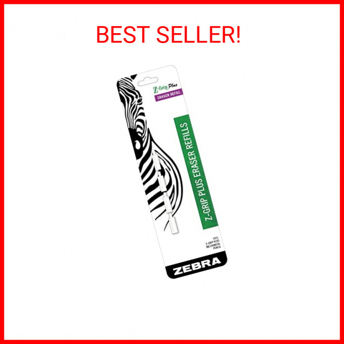 Zebra Pen Z-Grip Plus Mechanical Pencil Eraser Refills 4-Count