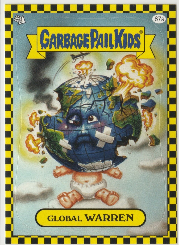 Rare Global Warren #67a Lost Garbage Pail Kids GPK 2010 FB1 Series 1