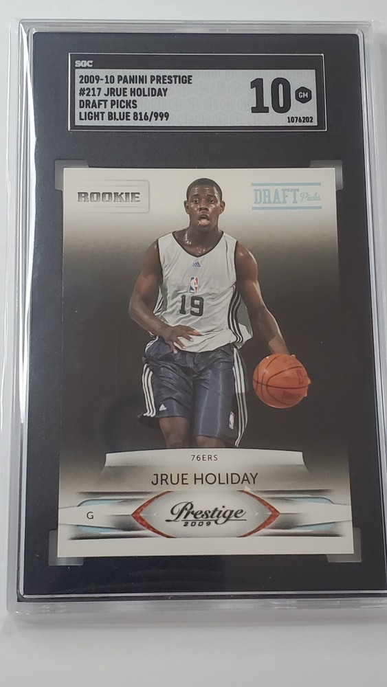 2009-10 Panini Prestige Jrue Holiday Rookie SGC Gem Mint 10 #816/999