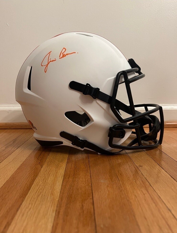 Jim Brown Signed NFL Replica Full Size Helmet