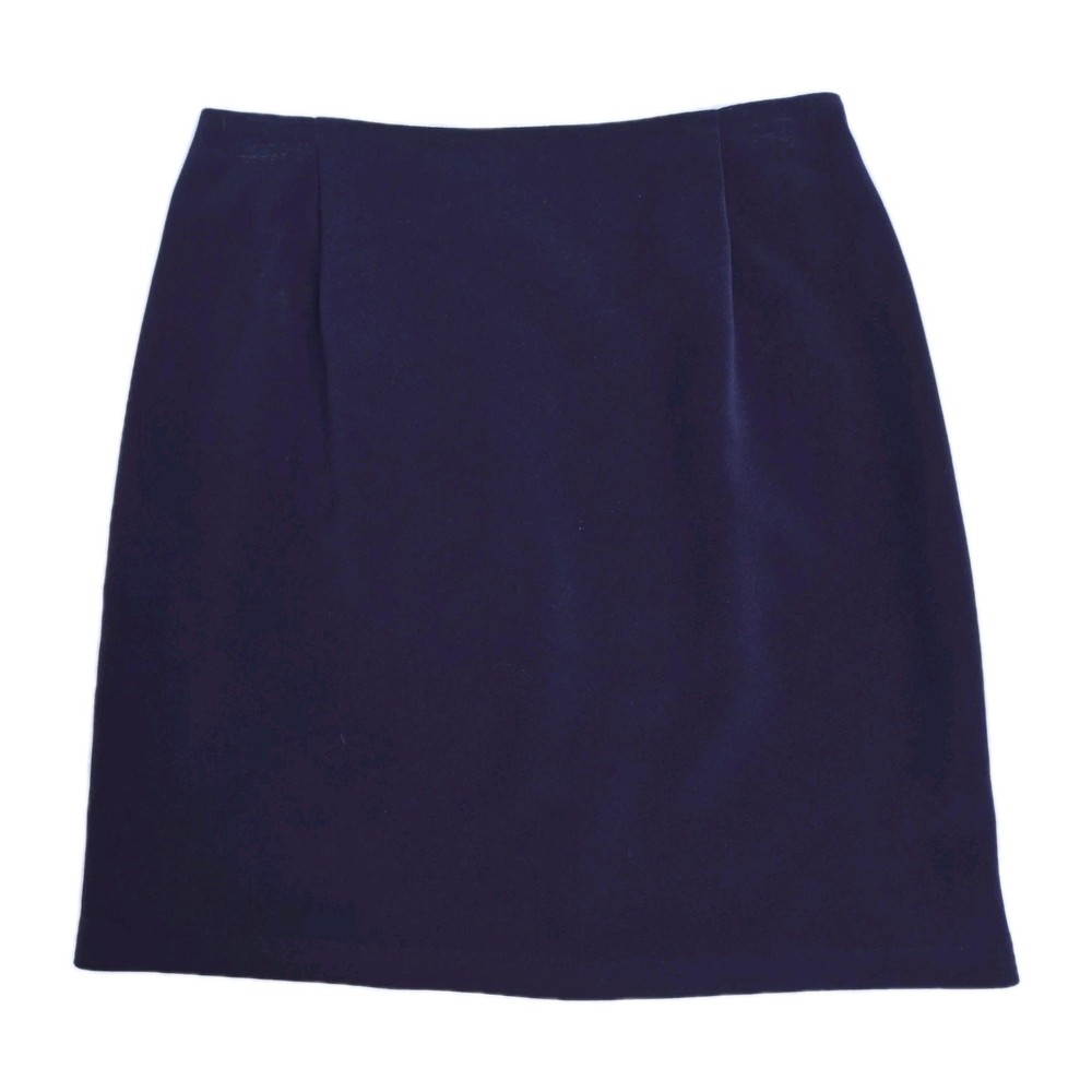 Briggs Petite Womens Dark Purple Pencil Skirt Size 6P