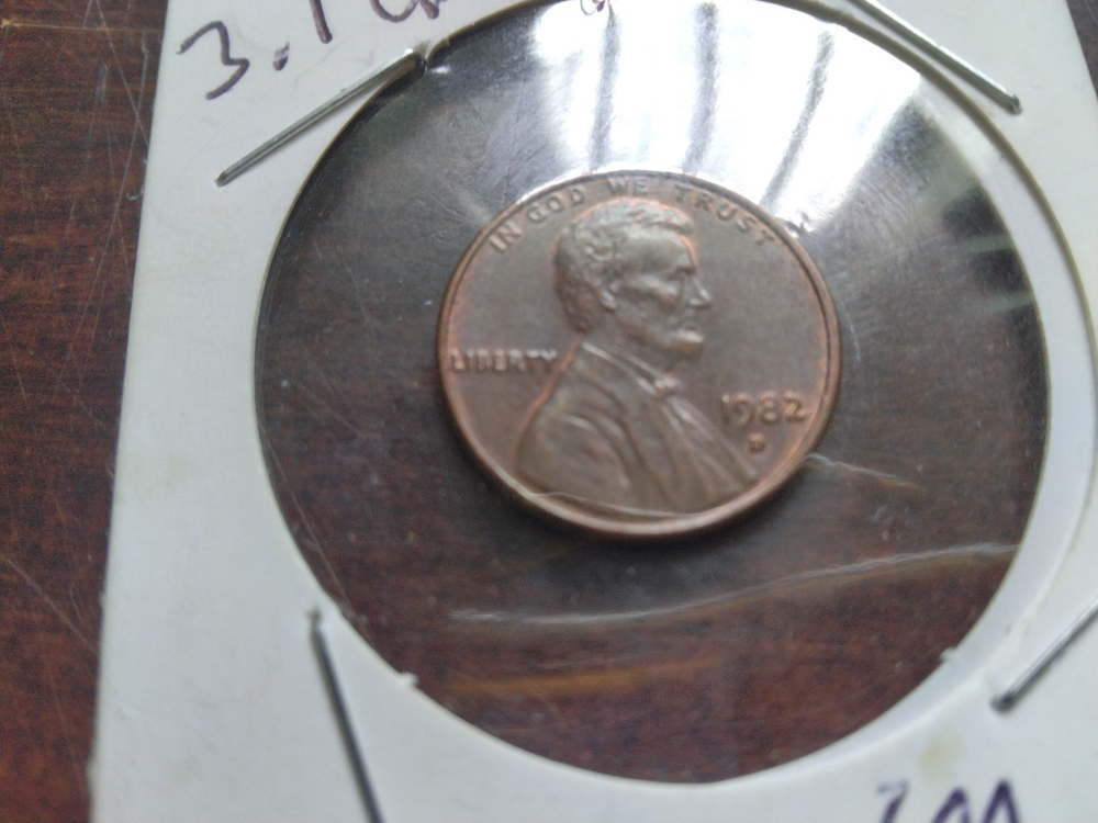 1982 D Lincoln Penny Small Date 3.1g Extremely Rare Coin