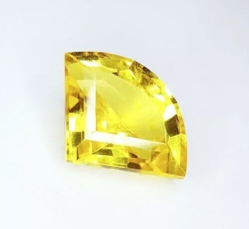 10-11 Ct Fancy Yellow Sapphire Loose Gemstone EGL Certified Natural