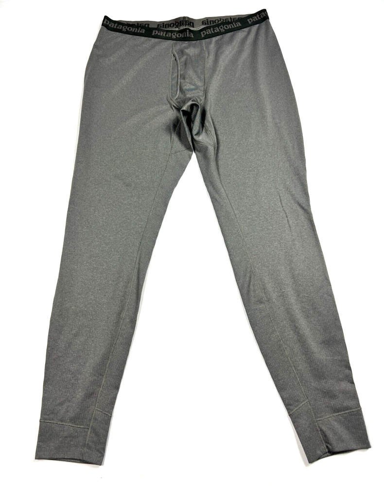 Patagonia Performance Compression Pants Gray Athletic Worn Wear Mens 2XL