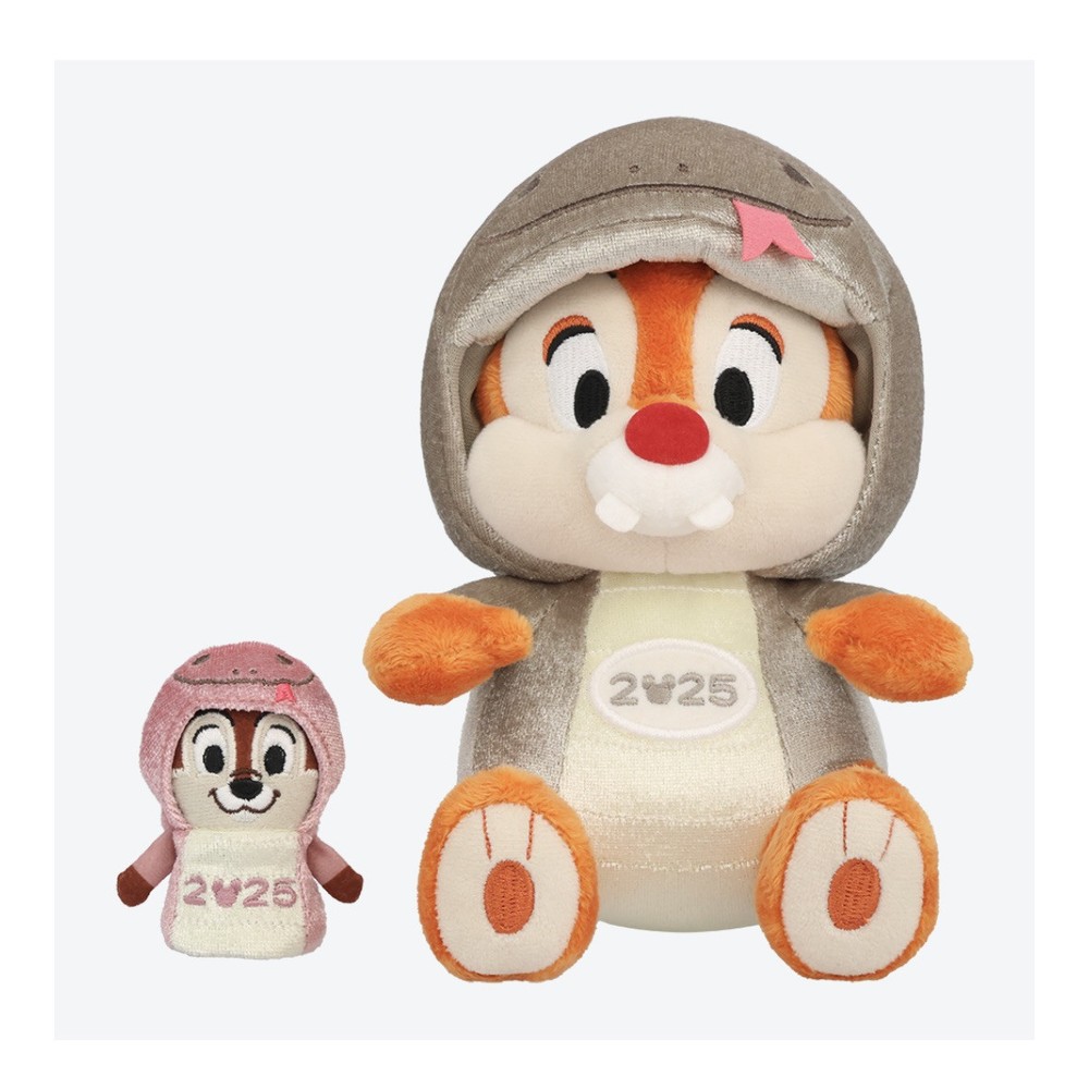 2025 Tokyo Disney Zodiac Eto Chip & Dale Plush Finger Puppet