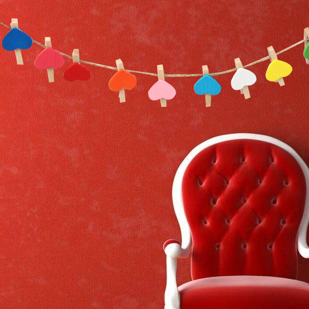 50 Pcs Photo Clips Craft Cable Holder Hooks for Hanging Small