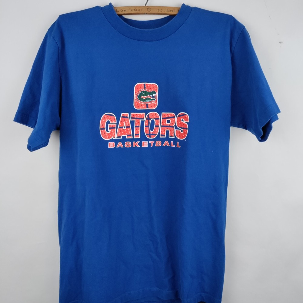 Florida Gators Shirt Large Blue Basketball NCAA University Florida Made in USA