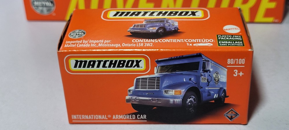 International Armored Car Matchbox Rare Boxed New Sealed MBX