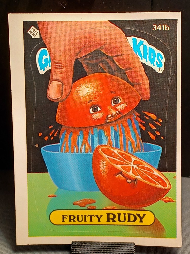 1987 Topps Garbage Pail Kids GPK Series 9 #341b Fruity Rudy