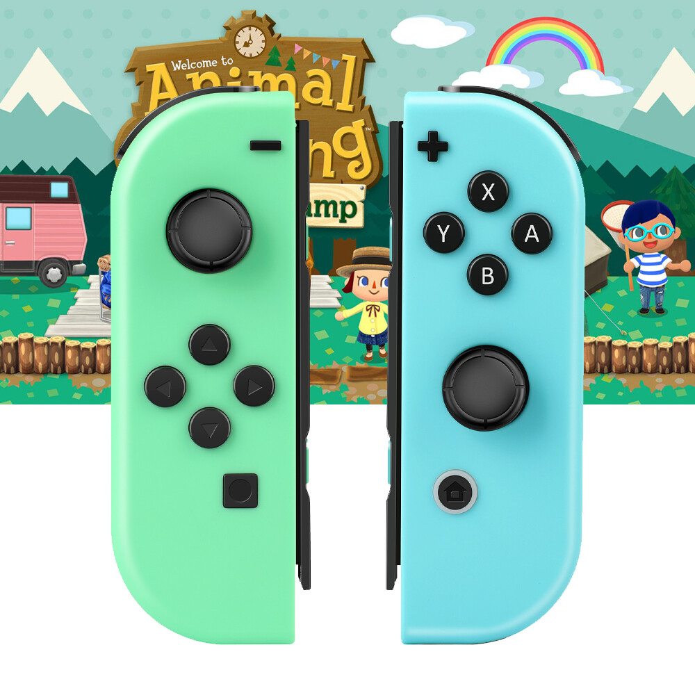Wireless Controller for NintendoSwitch Gamepad for Joycon 1 Pair Animal Crossing