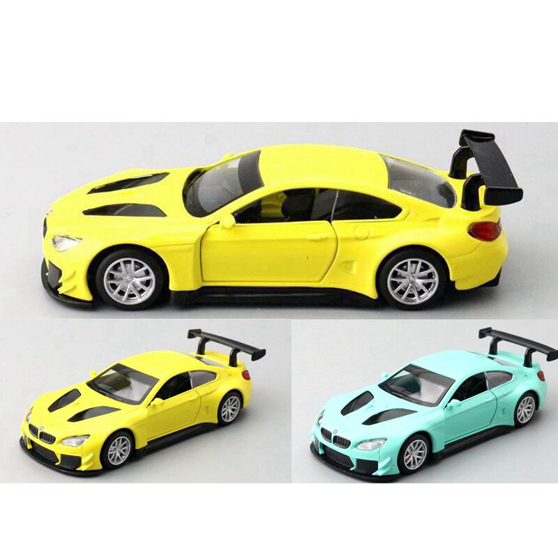 1/44 BMW M6 GT3 Model Toy Car Diecast Metal Toy Vehicle Toys for Kids Boys Gifts