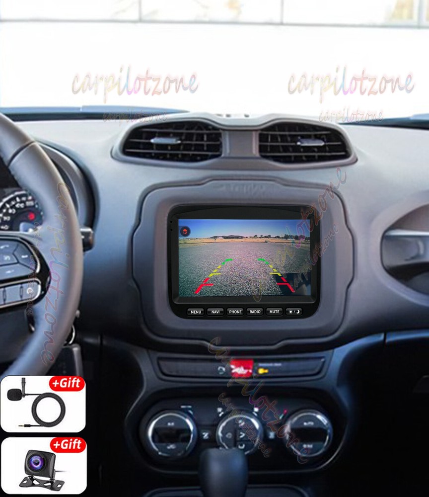 2015-2021 Jeep Renegade Wireless CarPlay Android 13 Stereo GPS Navigation Backup Camera