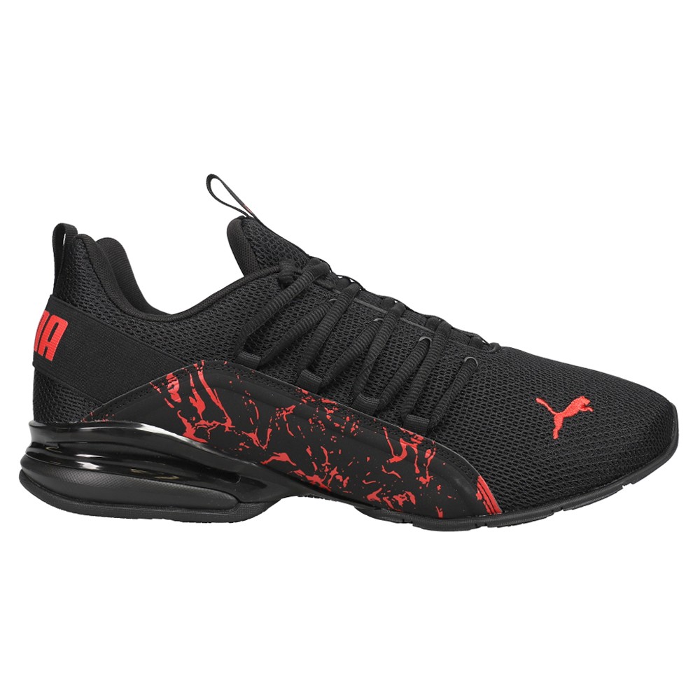 Size 11.5 - Puma Axelion City Escape Black High Risk Red