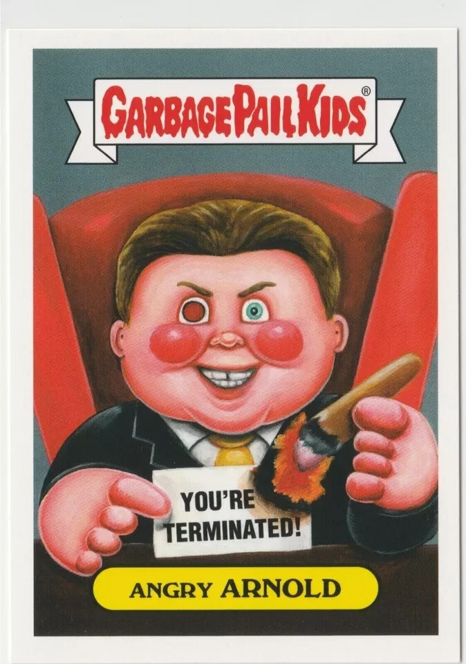 Angry Arnold 3a Garbage Pail Kids GPK 2016 Prime Slime Trashy TV Trading Card