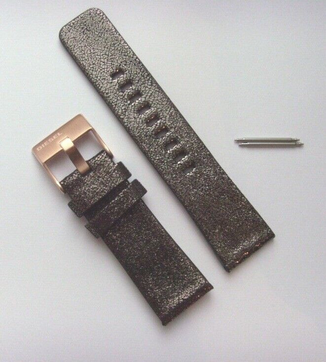 Diesel Original Replacement Leather Strap DZ5372 Watch Band Brown
