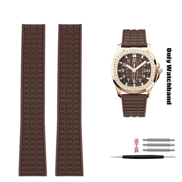 19mm For Patek Philippe Aquanaut 5067A-001 Bracelet Strap Silicone Watch Band