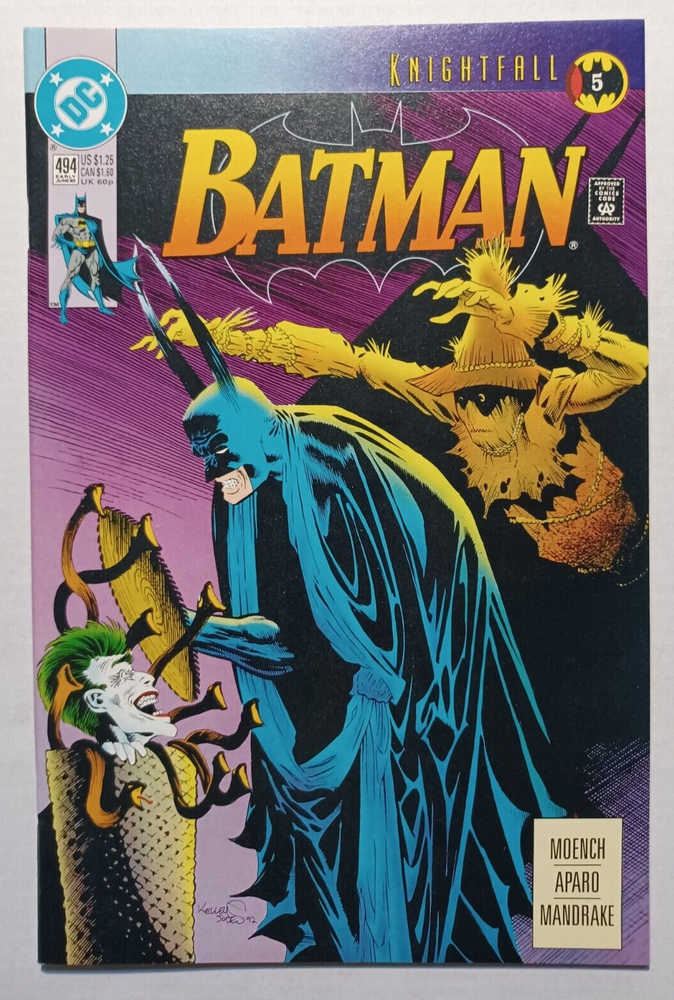 Batman 494 1993 Knightfall Part 5 FN VF Condition