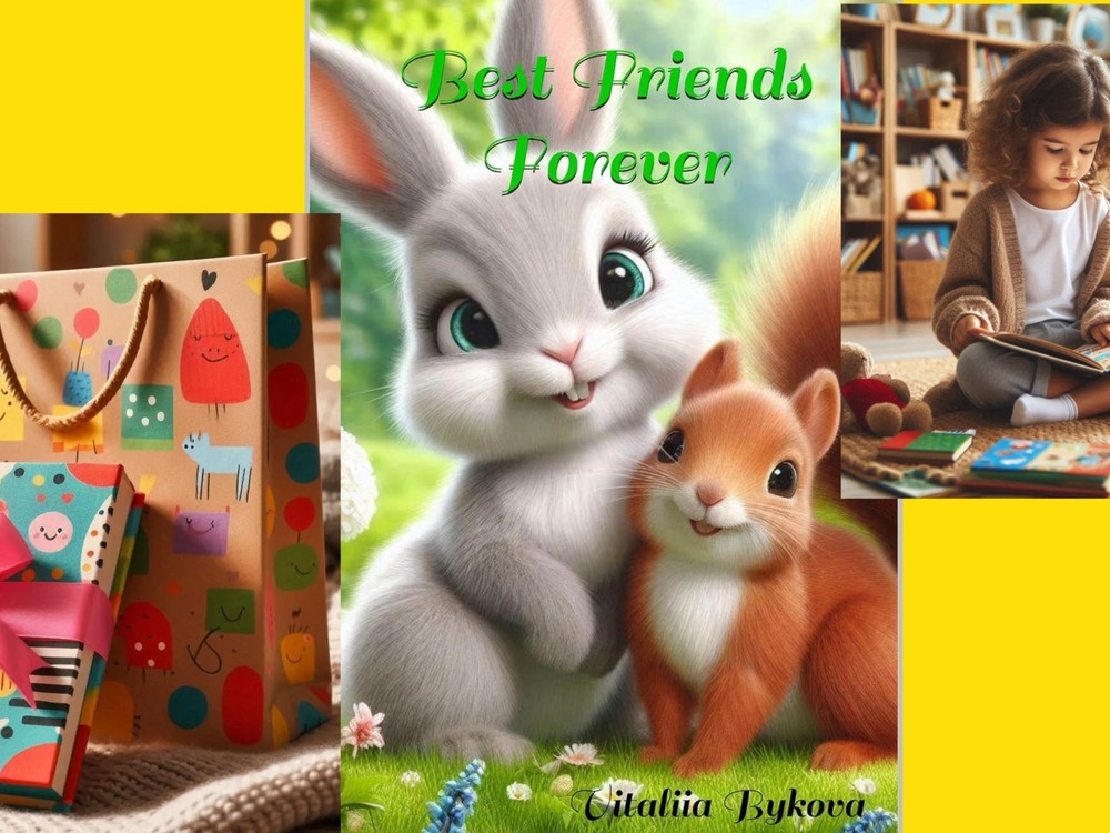 Book for kids with secret present