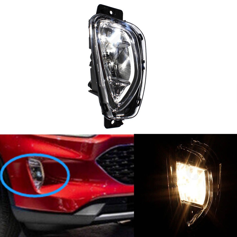 Right Side Front Bumper LED Fog Light Driving Lamp For Ford Escape 2020-2022