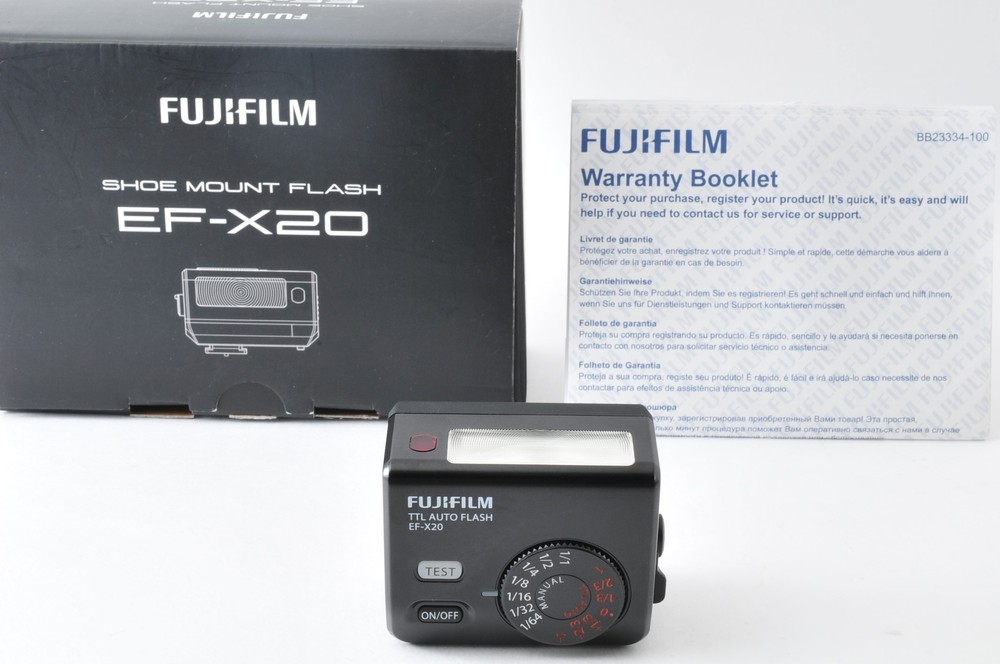 [MINT in BOX] Fuji Fujifilm EF-X20 TTL CLIP-ON Shoe Mount Flash From JAPAN #975