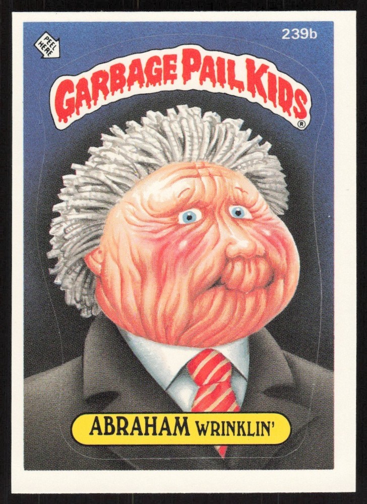 1986 Topps Garbage Pail Kids Sticker Cards Complete Set