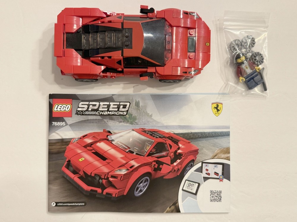 Lego Speed Champions 76895 - Ferrari F8 Tributo - Retired, 100% Complete