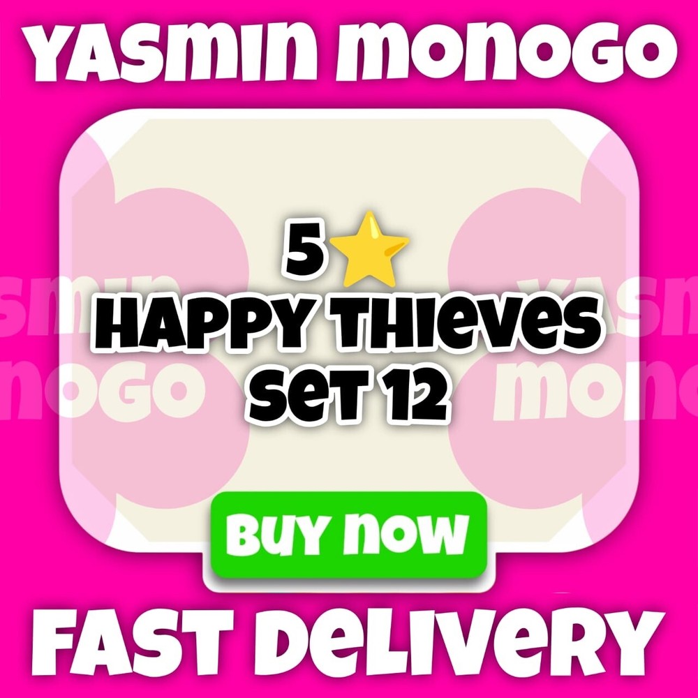 5s Happy Thieves - MonoGo Sticker - Fast Delivery