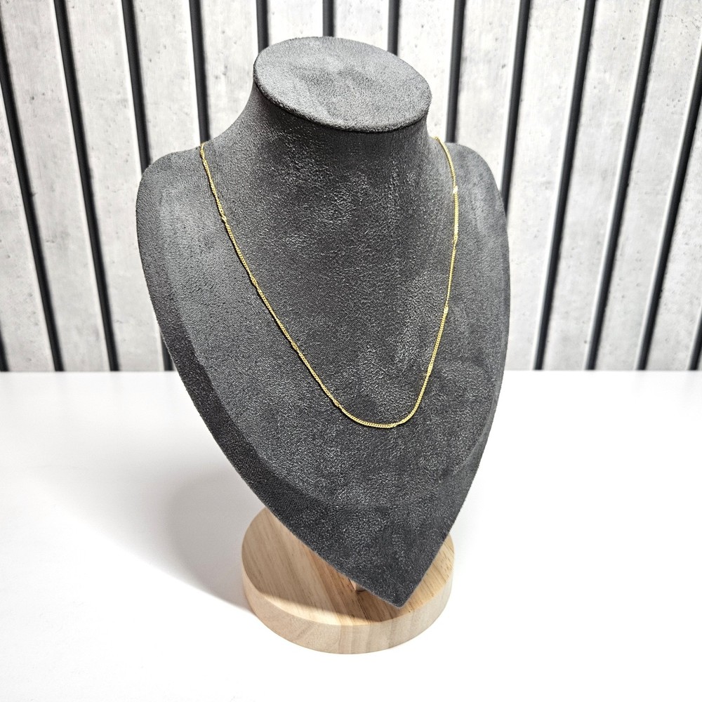 MONICA VINADER Curb Twist Necklace Chain - 18k Gold Vermeil - RRP £80 - Used