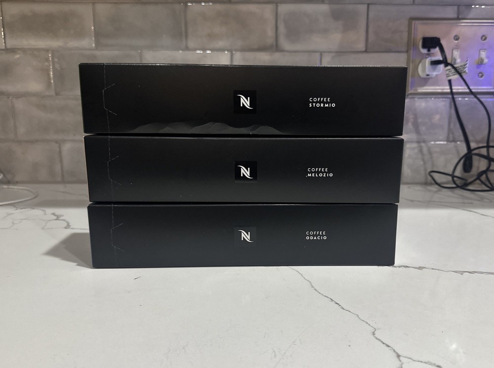 Brand New Nespresso Coffee Vertuo Melozio Odacio Stormio Variety Pack 30 Count