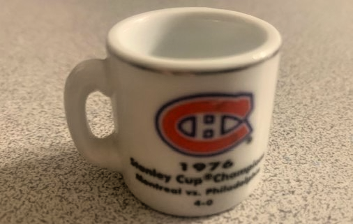 1976 Montreal Canadiens Stanley Cup Champions NHL Mini Coffee Mug