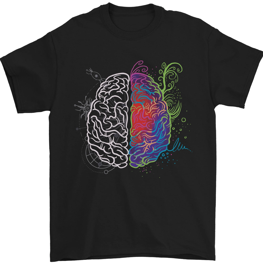 Artistic Technical Brain Artist Engineer Mens T-Shirt 100% Cotton