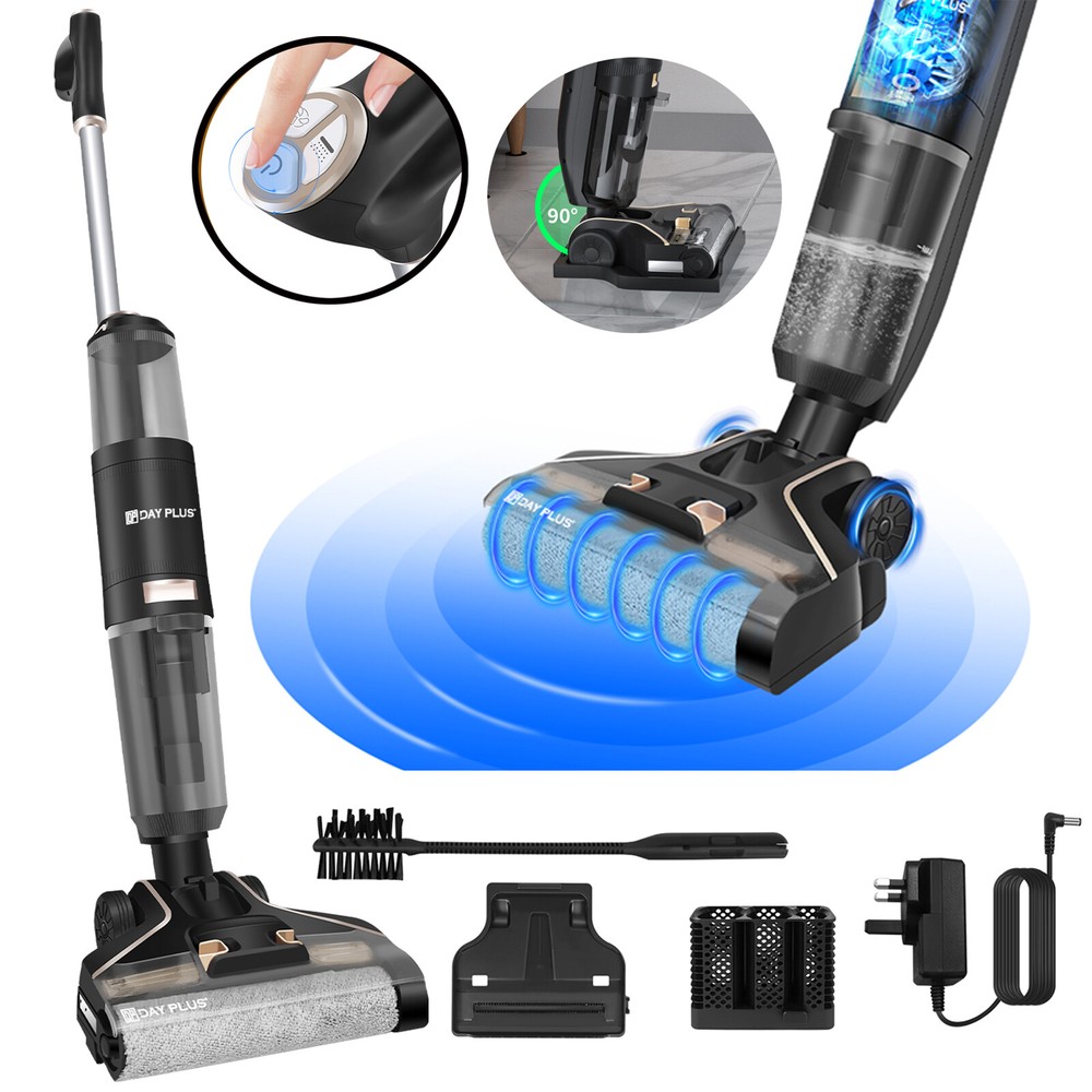 Wireless Electric Floor Scrubber Polisher Burnisher Buffer Cleaning Tool  