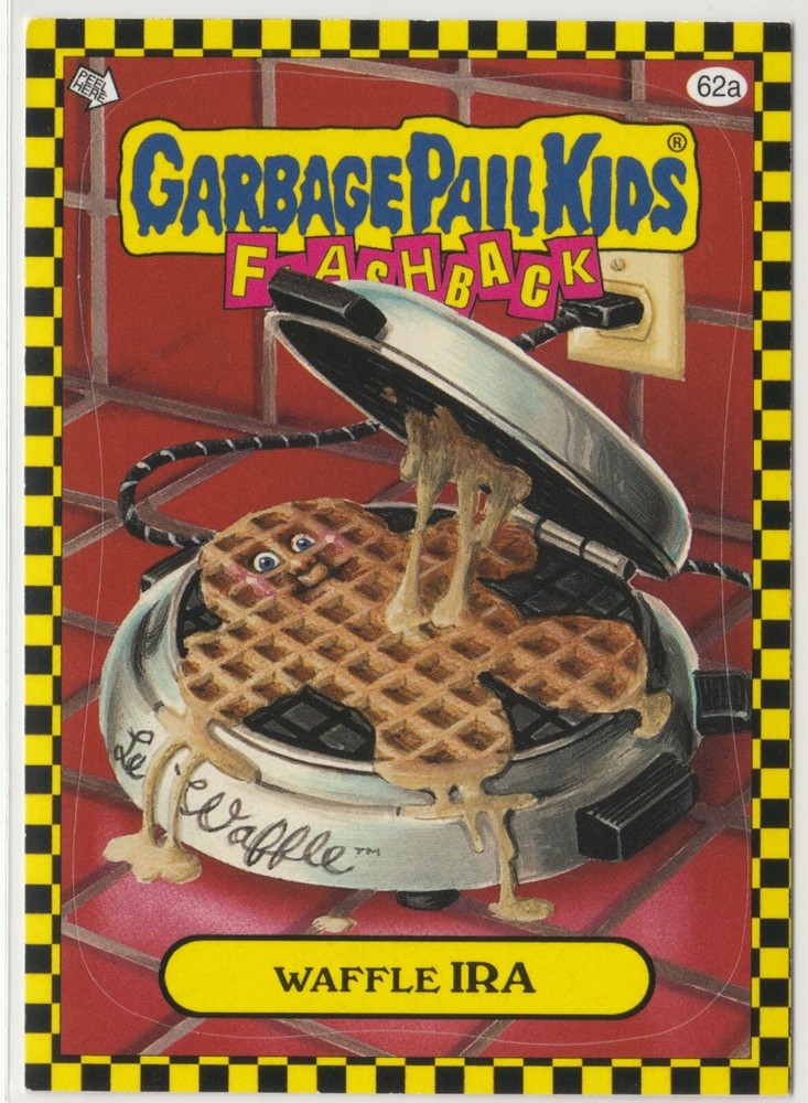Waffle Ira 62a Garbage Pail Kids 2010 Flashback Series 1 FB1 GPK Card
