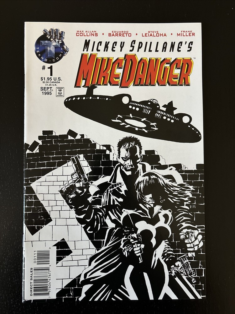 Mickey Spillane's Mike Danger #1 Frank Miller Noir Tekno Comix 1995 NM+